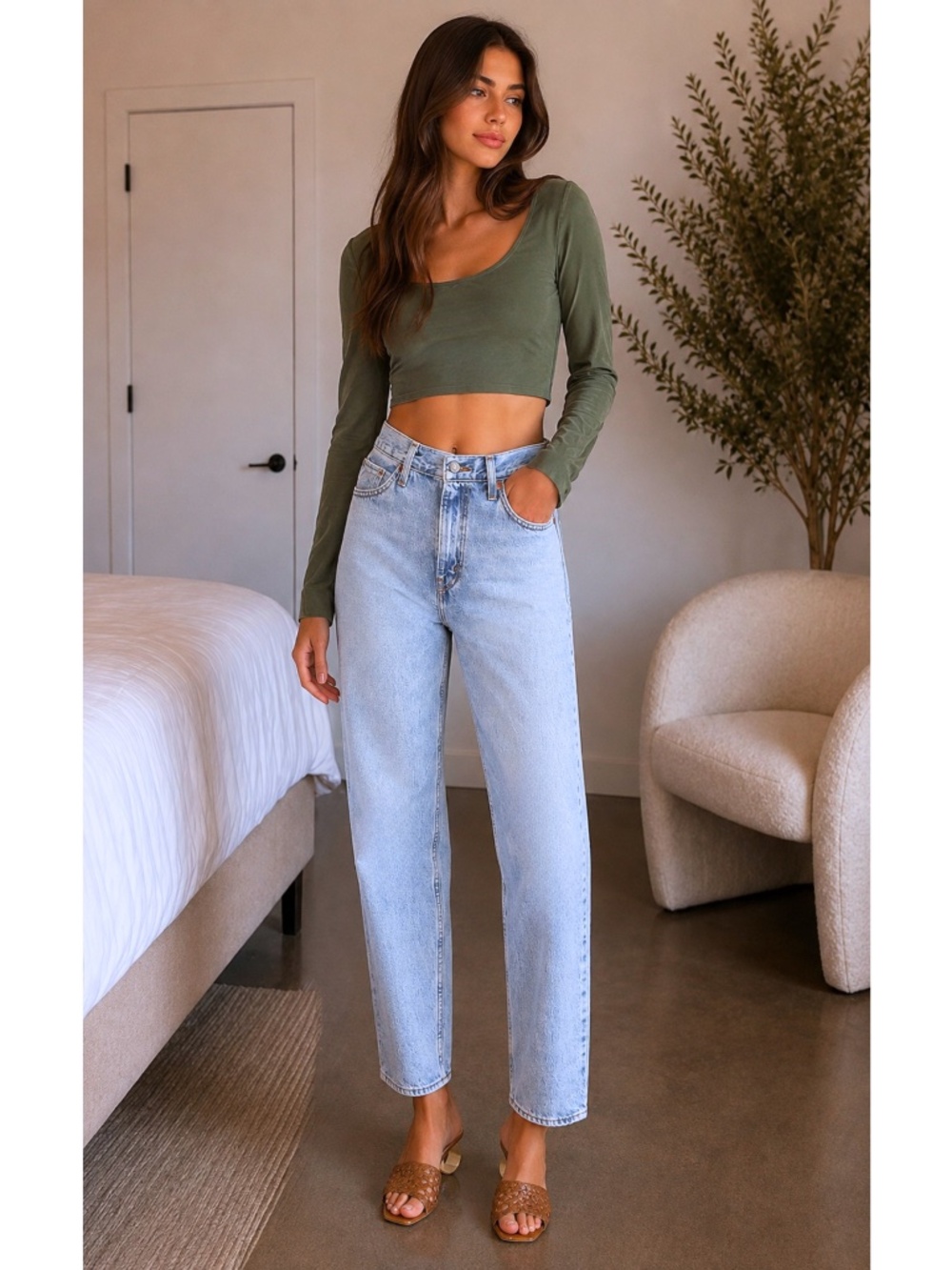 Levi’s Premium Dad Jeans Charlie Boy 24 Fits 26x29 High Rise Relaxed $98